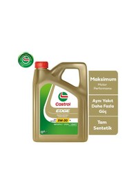 Resim Castrol Edge 5W-30 M Tam Sentetik Motor Yağı 4 L 