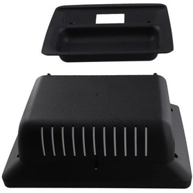 Resim Synodicmonth Mitsubishi Pajero Mini 1998-2008 Android Radyo Gösterge Paneli Montaj Kiti Lhd İçin 9 İnç Araç Çerçevesi Fasya Adaptörü 