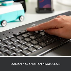 Resim Logitech Signature K650 920-010919 Bilek Destekli Kablosuz Grafit Q Klavye 