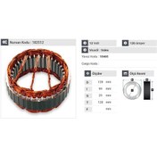 Resim 12v Alternatör Statör Valeo Tipi 120 A 3 Uçlu N11.465 