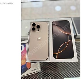 Resim Apple iPhone 16 Pro İkinci El YD | 128 GB | Çöl Titanyum 