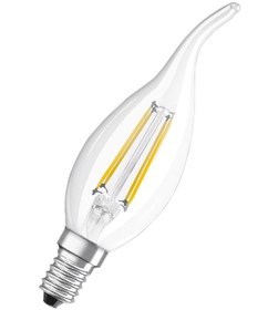 Resim Osram Led 4w 2700k 470lm E14 Duy Flamanlı Sarı Işık Ampul 