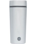 Resim Araç İçin 12v/24v Seçenekli 400ml Isıtıcı Su Bardağı - 100 Derece Kaynatma Özelliği Beyaz 