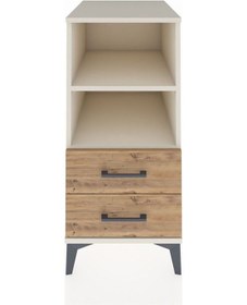 Resim Kronos Komodin 2 Raflı 2 Çekmeceli 44x59x96 Aytaşı-çam Aytaşı 