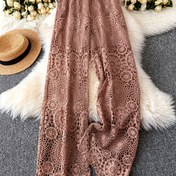 Resim Plus Beden, Kadınlar İçin Şık Geniş Paça Pantolon - Esnek Olmayan Formal ve Günlük Kıyafetler için, Büyüten Etek Kesimi - Makinede Yıkanabilir Tüm Mevsim Elbise Altı, Çok Amaçlı Gardırop Parçası, Zarif Tasarım, Yüksek Kalite Yapım, Şık Altlar, Gündelik Giysi 