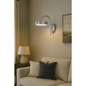 Resim Modern Gri LED Duvar Aplik, Banyo, Mutfak ve Salon Kullanımı 
