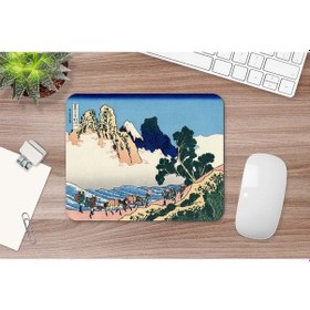 Resim Hokusai Fuji From The Minobu River 17 X 21 Cm Mouse Pad Mousepad 