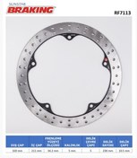 Resim Honda Nc700 Nc750 Yuvarlak Ön Fren Disk Braking Rf7113 