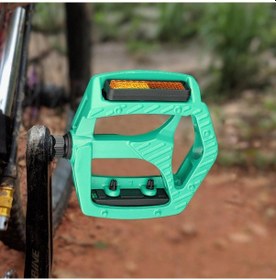 Resim Xbyc 1809 Bilyalı Bisiklet Pedalı Mtb Alüminyum Alaşımlı Reflektörlü Pedal Cam Göbeği Renk 