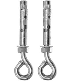 Resim YALÇIN Salıncak , Boks Torbası Için Kapalı Kancalı Çelik Dübel 2 Adet 