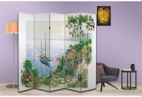 Resim Manzara Temalı Özel Tasarım Paravan Room Divider PRV1107, 180 x 180 