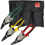 Resim CETA FORM J04-R03 Mafsallı Sac Makası Takımı (Deri Çantalı) 