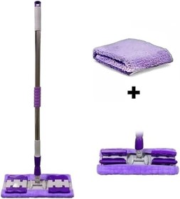 Resim Mayaglory Sihirli Yer Mopu Fayans Duvar Yüzey Temizlik Mikrofiber Mandallı Mop, Teleskopik Saplı İstediğin Bezi Tak Kullan +1 Yedek Bezli 
