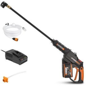 Resim Genel Markalar Wg630e 20volt 4.0ah. Li-ion 25bar Kömürsüz Basınçlı Yıkama Tabancası 2 Parça Yıkama Seti 