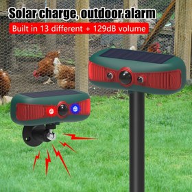 Resim 2025 Yükseltme Ses Dalgası Teknolojisi Hayvan Kovucu Dış Mekan Güneş Enerjili Hareket Algılama Özellikli Bahçe ve Avlu İçin Geyik Kovucu Cihaz 