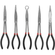 Resim Xiaaokeji Uzun İğne Burunlu Pense Seti, 5'i 1 Arada 11 İnç Buji 