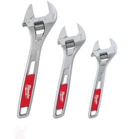 Resim Milwaukee 3 Prç. Kurbağacık Anahtarı 150/200/250mm 