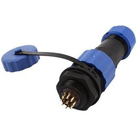 Resim Sd16 9 Pin 16Mm Su Geçirmez Konnektör Takımı - Panel Tipi 