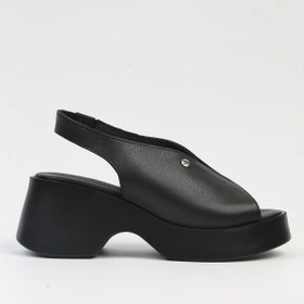 Resim Pierre Cardin ® | PC-7200- 3968 Siyah-Kadın Topuklu Ayakkabı 
