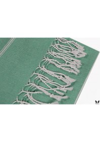 Resim Pega Sultan Peştamal %100 Koton Benetton Yeşili Plaj Havlusu 90 x 170 CM 