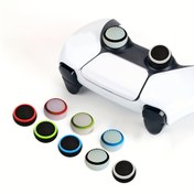 Resim Suitable For Ps5/ps4/switch Pro/ Xbox Series S Handle 4 Universal Rocker Cap Thumb Grip Protective Cover Keycap Silicone Gift For Birthday/Easter/Boy/Girlfriend 