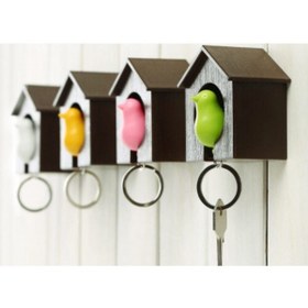 Resim Genel Markalar Kuş Yuvası Anahtar Tutucu Beyaz 