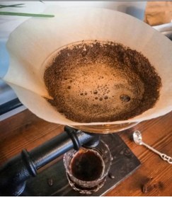 Resim evimobidesign Retro Filtre Kahve Demleme Seti & V60 Kahve Demleme & Doğal Masif Ahşap & Dripper & Dripper Standı 