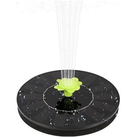 Resim Singree Güneş Enerjili Kuş Banyosu Çeşmesi - 5 Nozullu, 70cm Yüksekliğe Ulaşan Monokristal Solar Sistem 