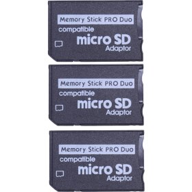 Resim KingKuee Psp Serisi Için 3x Mini Microsd Tf - Adaptör Sd Sdhc Kart Okuyucu (Yurt Dışından) 