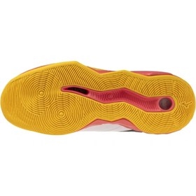 Resim MIZUNO Wave Momentum Pro MID Unisex Voleybol Ayakkabısı Beyaz / Turuncu 