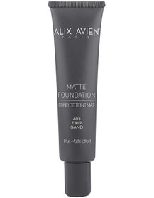 Resim Alix Avien Uzun Süre Kalıcı Doğal Mat Bitişli E Vitamini İçeren Mat Fondöten Matte Foundation 403 Fair Sand 