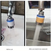 Resim 20/30/40 Adet Klasik Tarz Musluk Montajlı Su Arıtma Filtresi - PP Filtre Elemanları, Evrensel Euro/Amerikan Dişli, Kum ve Tortu Temizleme, Mavi & Beyaz Ev Tipi Musluk Suyu Filtrasyon Sistemi 