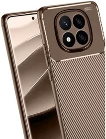 Resim UnDePlus Xiaomi Redmi Note 14 Pro 4G ile uyumlu Kılıf Karbon Silikon Case Kapak 