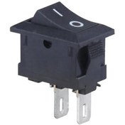 Resim Tk 91 Ic-120 Yükseltici Anahtarı 2 Pin Siyah 3amper - 250volt 