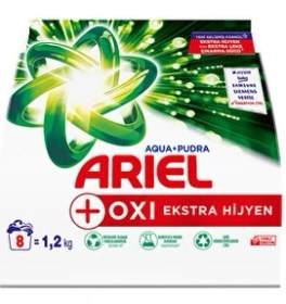 Resim Ariel ( 1 Adet ) Ariel Oxı Aquapudra Toz Çamaşır Deterjanı 1,2 kg 