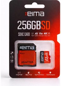 Resim Eima 256gb Sd Kart Sdhc, Adaptörlü, Ultra Yüksek Kapasiteli Hafıza Kartı 