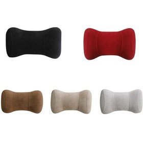 Resim Araba Hafızası Pamuk Kafalık Koruyucu Servikal Omurga Koltuğu Uyku Yastığı Kırmızı 