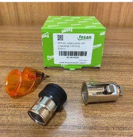 Resim İveco Otoyol 24 Volt Işıklı Çakmak Çakmaklık Komple İç Dış 