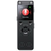 Resim Metal Ses Kayıt Cihazı 32gb Çift Hoparlör, Kristal Mikrofon, 75 Saat Pil, Gürültü Azaltma 
