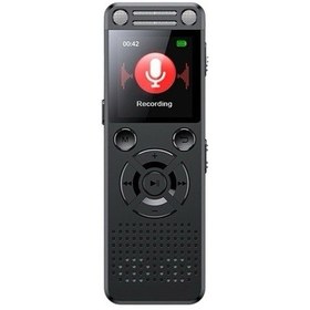 Resim Metal Ses Kayıt Cihazı 32gb Çift Hoparlör, Kristal Mikrofon, 75 Saat Pil, Gürültü Azaltma 