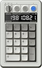 Resim 8BitDo Retro 18 Mechanical Numpad, Supports Calculator Mode, Bluetooth/2.4G/Wired Numpad for Windows and Android - M Edition 