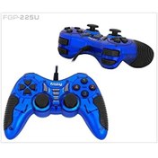 Resim FGP-225U Usb Pc Uyumlu Direct-X Uyumlu Titreşimli Mavi Gamepad Frisby