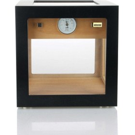 Resim Cube Siyah Humidor Puro Kutusu 