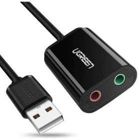 Resim Ugreen 2.1 USB Ses Kartı Siyah 