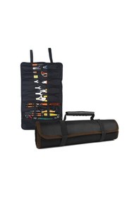 Resim 22 Bölmeli Taşınabilir Alet Çantası, Taşınabilir Alet Düzenleyici, Alet Saklama, Katlanabilir 600d Oxford Alet Çantası, Motosiklet Elektrikçisi İçin 