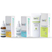 Resim Luv it! yoğun nemlendirici serum, centella özlü leke kremi ve c vitamini serumu seti 