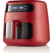 Resim Arzum 7.5l Akıllı Kırmızı Sıcak Hava Fritözü, Sağlıklı ve Pratik Kullanım 