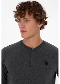 Resim U.s. Polo Assn. Erkek Antrasit Melanj Pijama Takım 50318601-vr081 Antrasit Melanj 