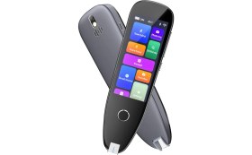 Resim Svantto Metini Sesliye Çevirici Bluetooth Dil Tercümanı 