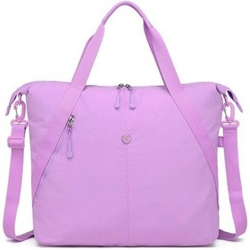 Resim Smart Bags Mikro Poly Kumaş Büyük Boy Kadın Omuz Çantası 3335 Lila 